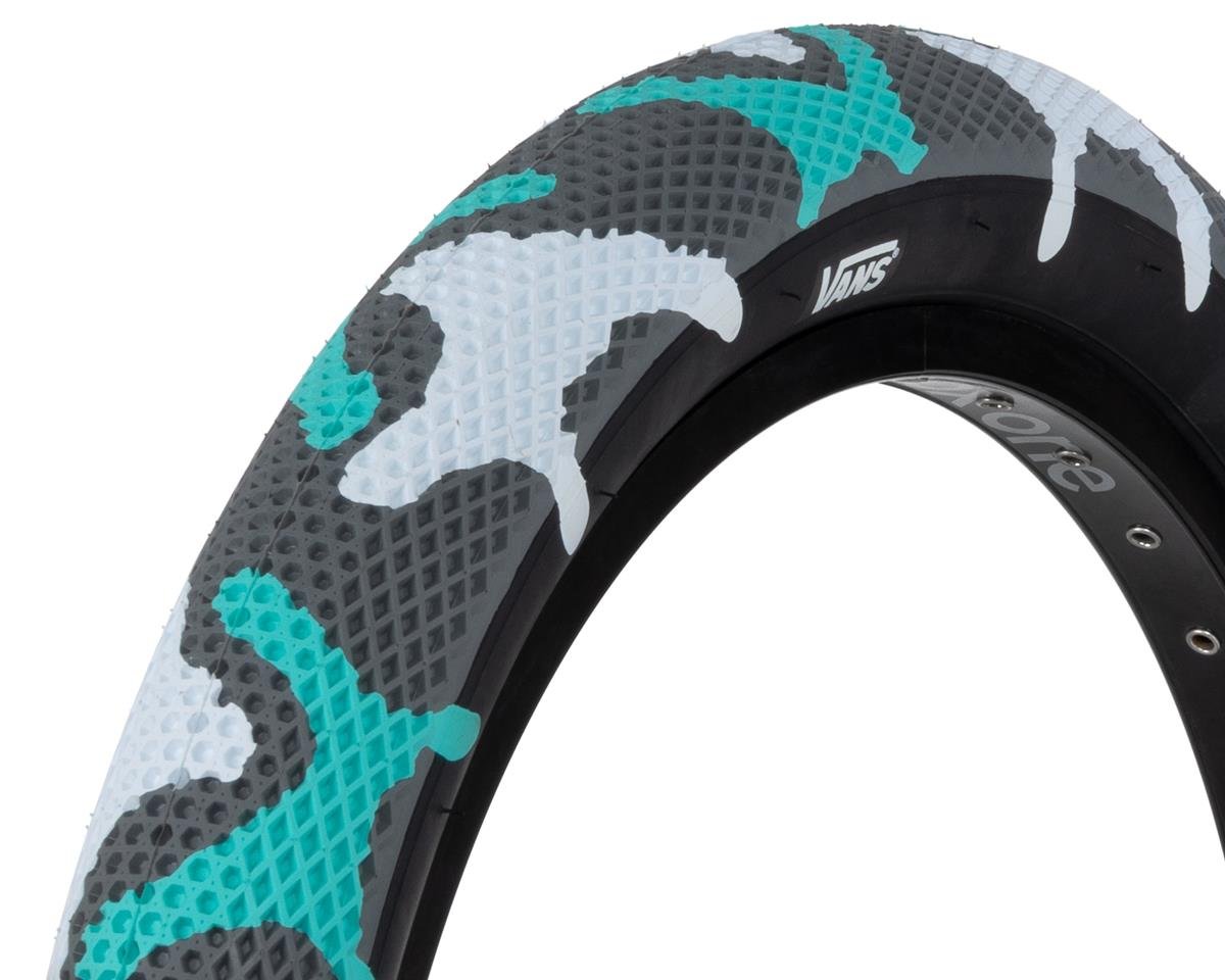 Cult Vans Tire (Teal Camo/Black) (Wire) (20") (2.4") (406 ISO) (Wire)