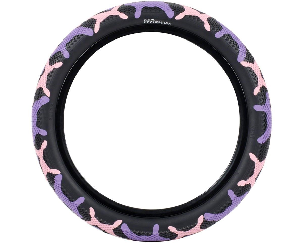 Cult Vans Tire (Purple Camo/Black) (26" / 559 ISO) (2.1") (Wire) - 05-TIRE-CV26-2.10-PCAMO