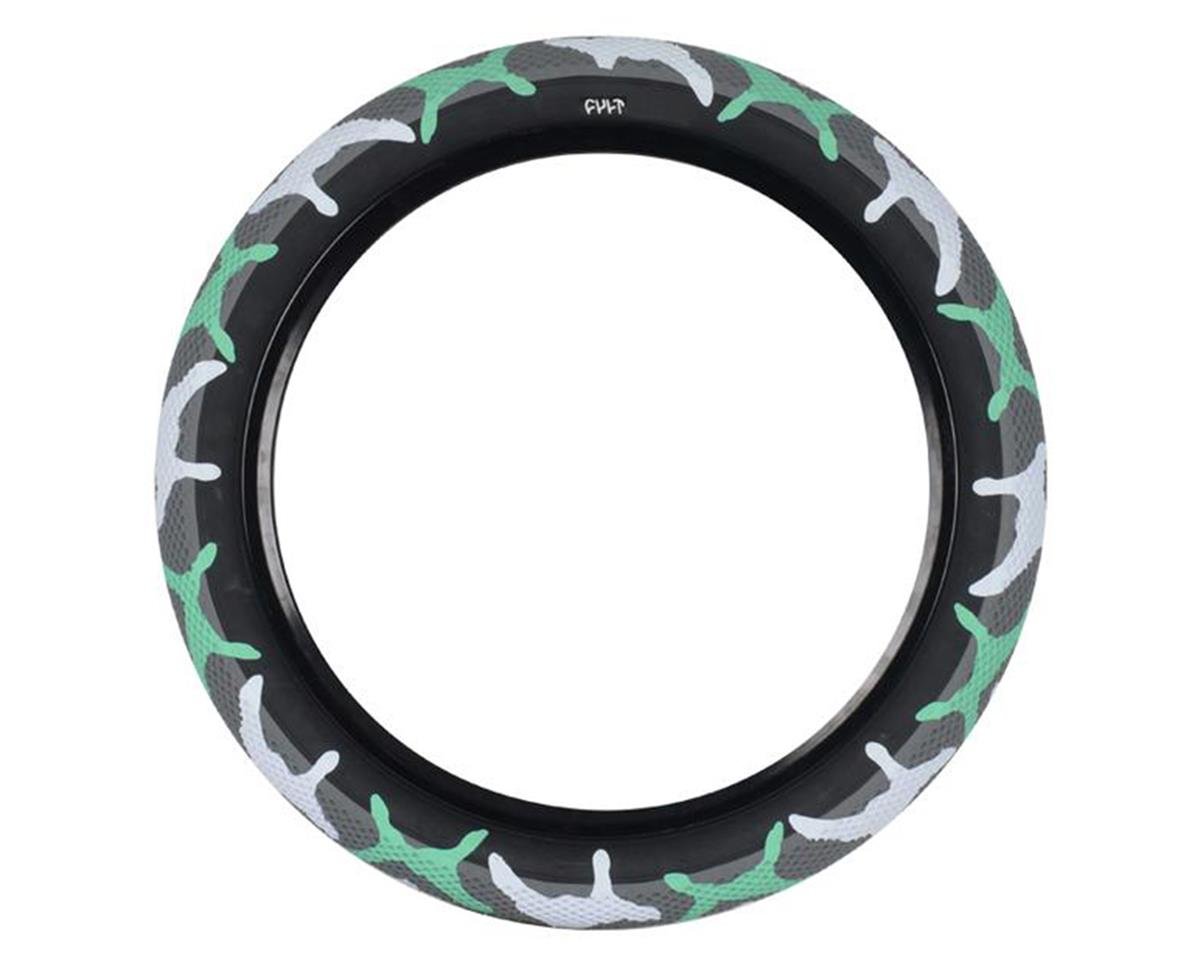 Cult Vans Tire (Teal Camo/Black) (Wire) (26") (2.1") (559 ISO) (Wire)