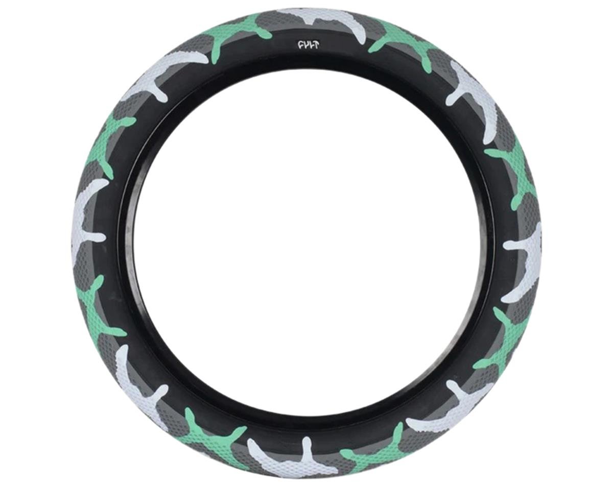 Cult Vans Tire (Teal Camo/Black) (Wire) (16") (2.3") (305 ISO) (Wire)