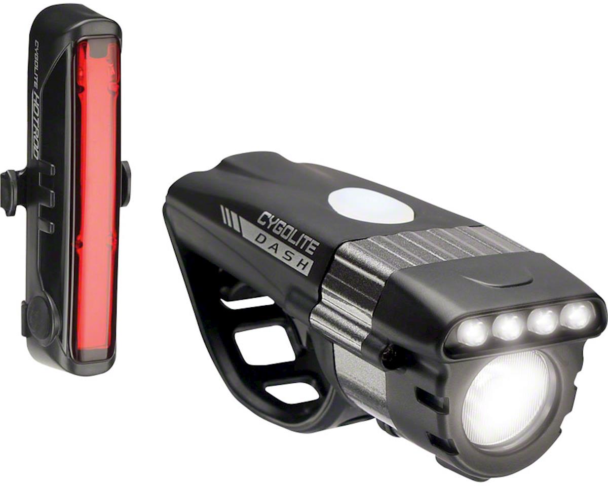 Cygolite Dash Pro 600/Hotrod 50 Headlight & Tail Light Set (Black) (600/50 Lumens)