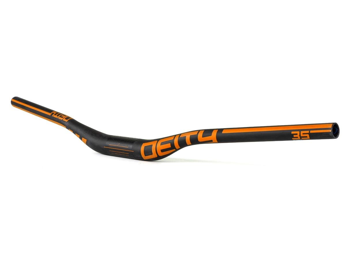 Deity Speedway Carbon Riser Handlebar (Orange) (35mm) (30mm Rise) (810mm) (5/9deg Sweep)
