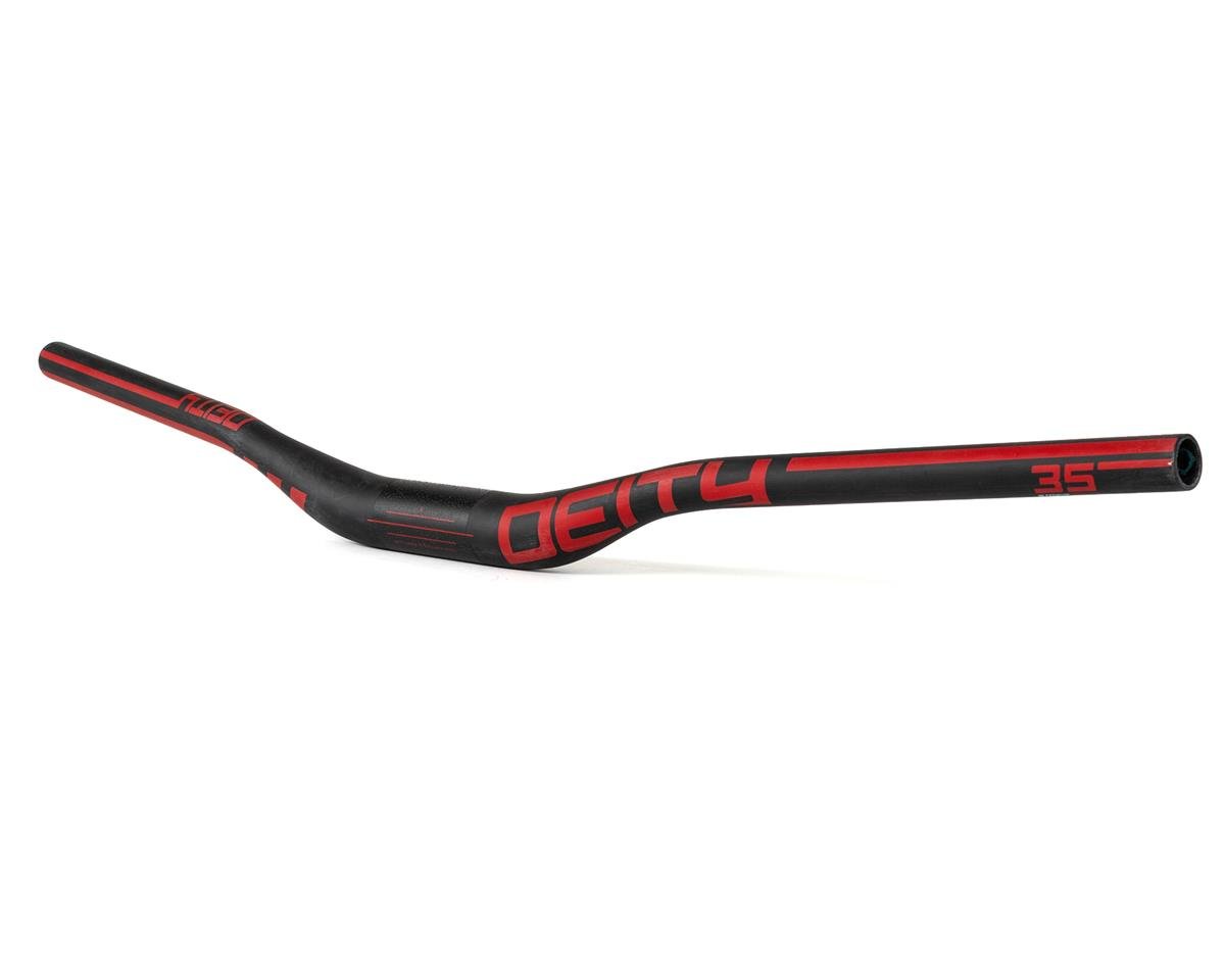 Deity Speedway Carbon Riser Handlebar (Red) (35mm) (30mm Rise) (810mm) (5/9deg Sweep)