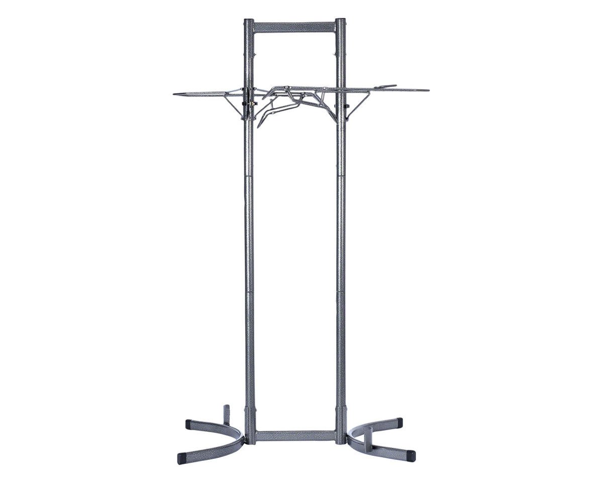 Delta Heavy Duty Upright Storage Standing Bike Rack (Grey) (2 Bikes) (E-Bike Compatible)