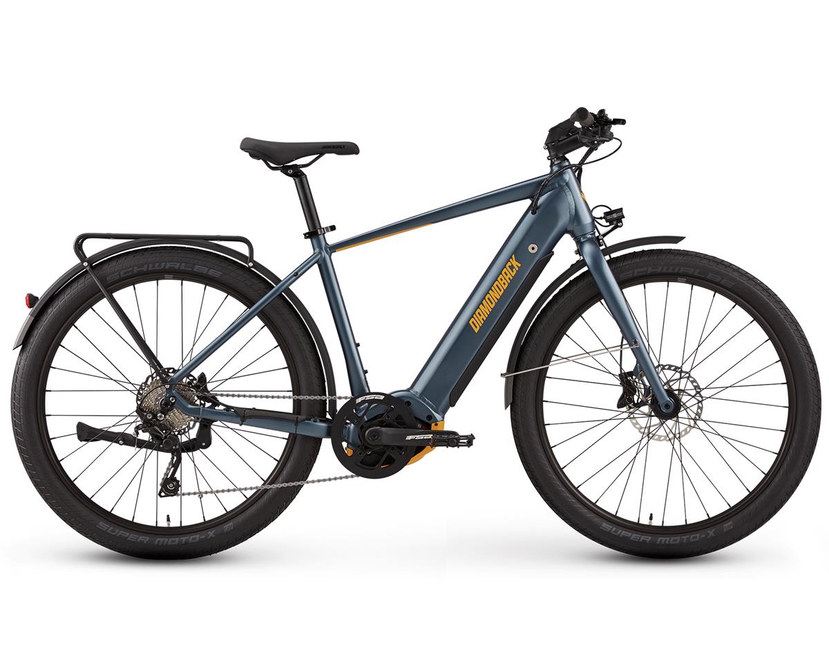 Diamondback Union 2 E-Bike (Gunmetal Blue Satin) (17" Seat Tube) (M) - 02-790-7032