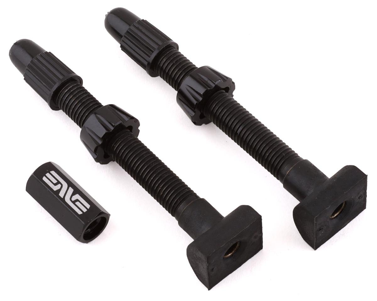 Enve Tubeless Valve Stem Kit (Black) (47mm)