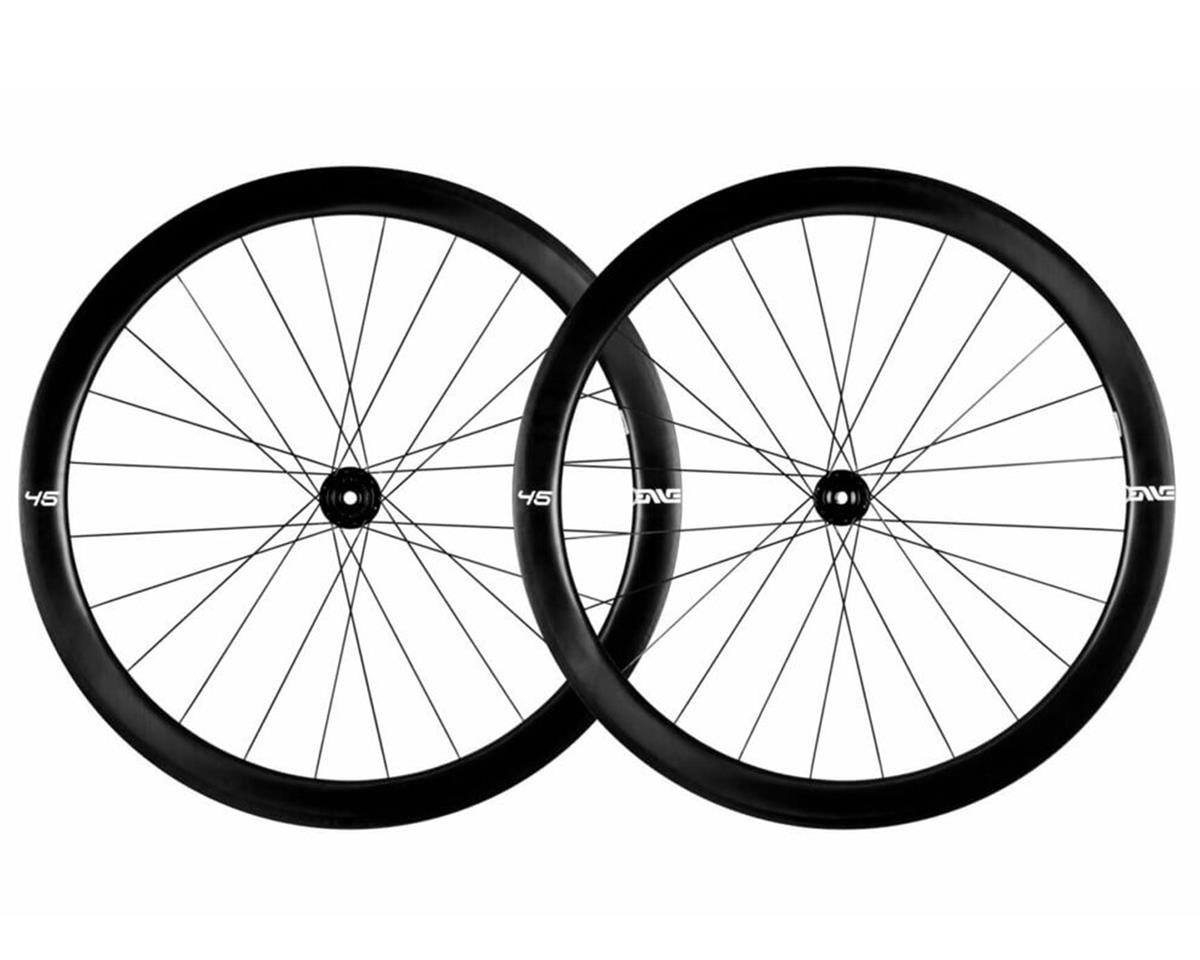 Enve 45 Foundation Series Disc Brake Wheelset (Black) (Shimano HG 11/12) (Foundation Road Hubs) (700