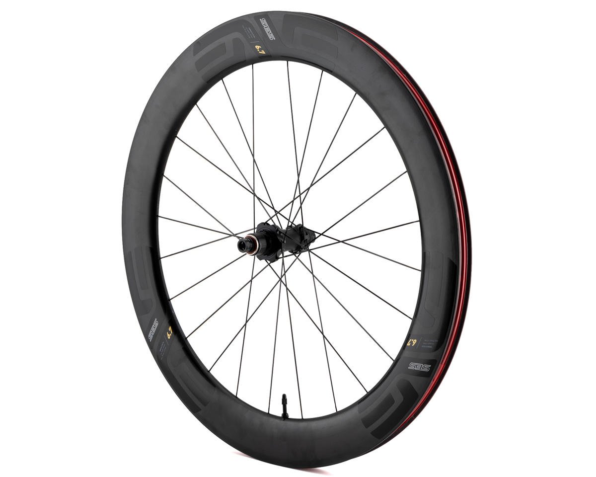 Enve SES 6.7 Road Wheels (Black) (SRAM XDR) (Rear) (700c) (Centerlock Disc) (Tubeless)