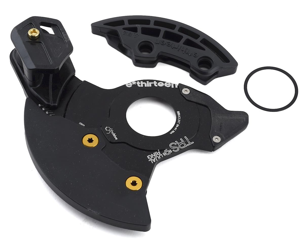 E*Thirteen TRS Plus Dual Ring Chainguide w/ Bash Guard (Black) (32-40T) - 91-9634