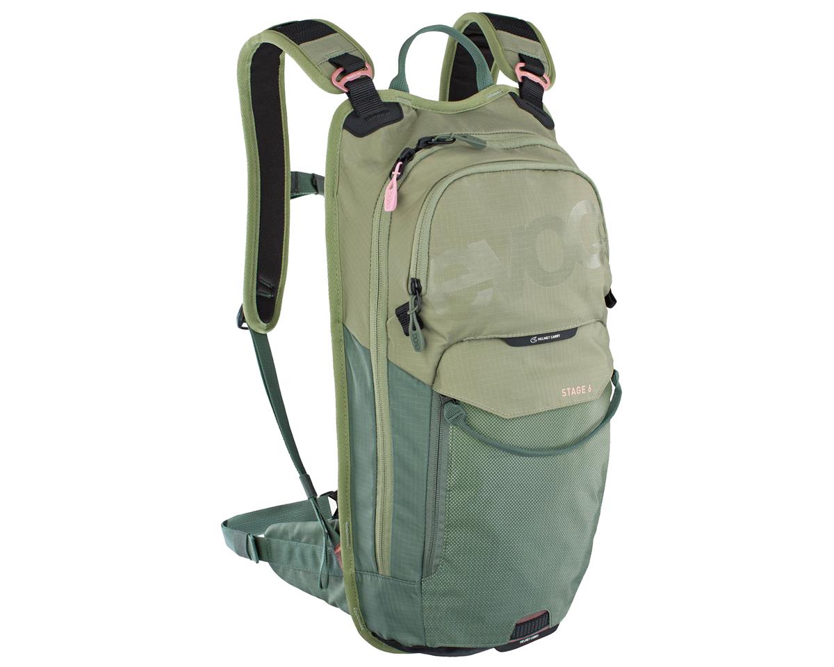 EVOC Stage 6 Technical Bike Pack (Light Olive) (2L Bladder) - 100205303