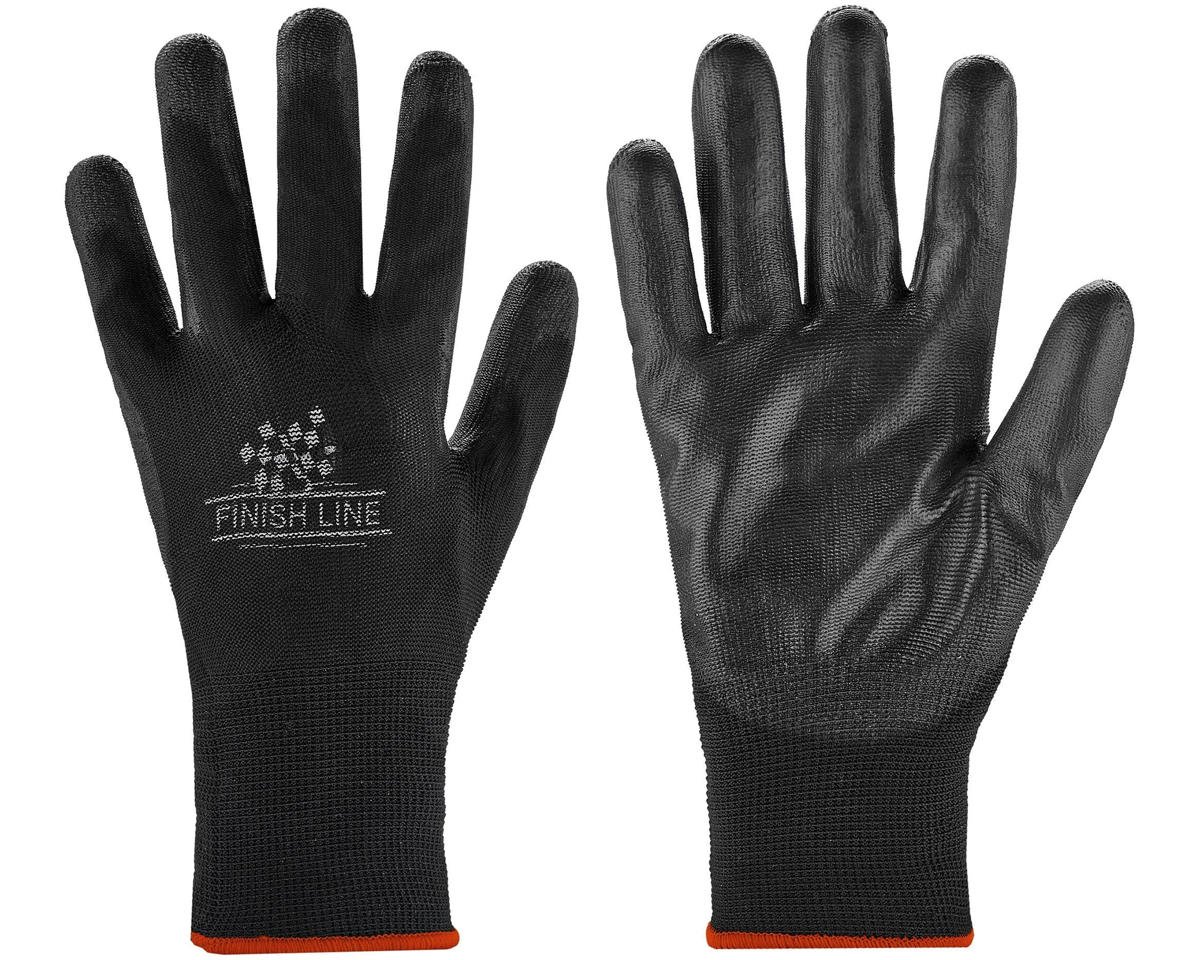 Finish Line Mechanic's Grip Gloves (Black) (L/XL)