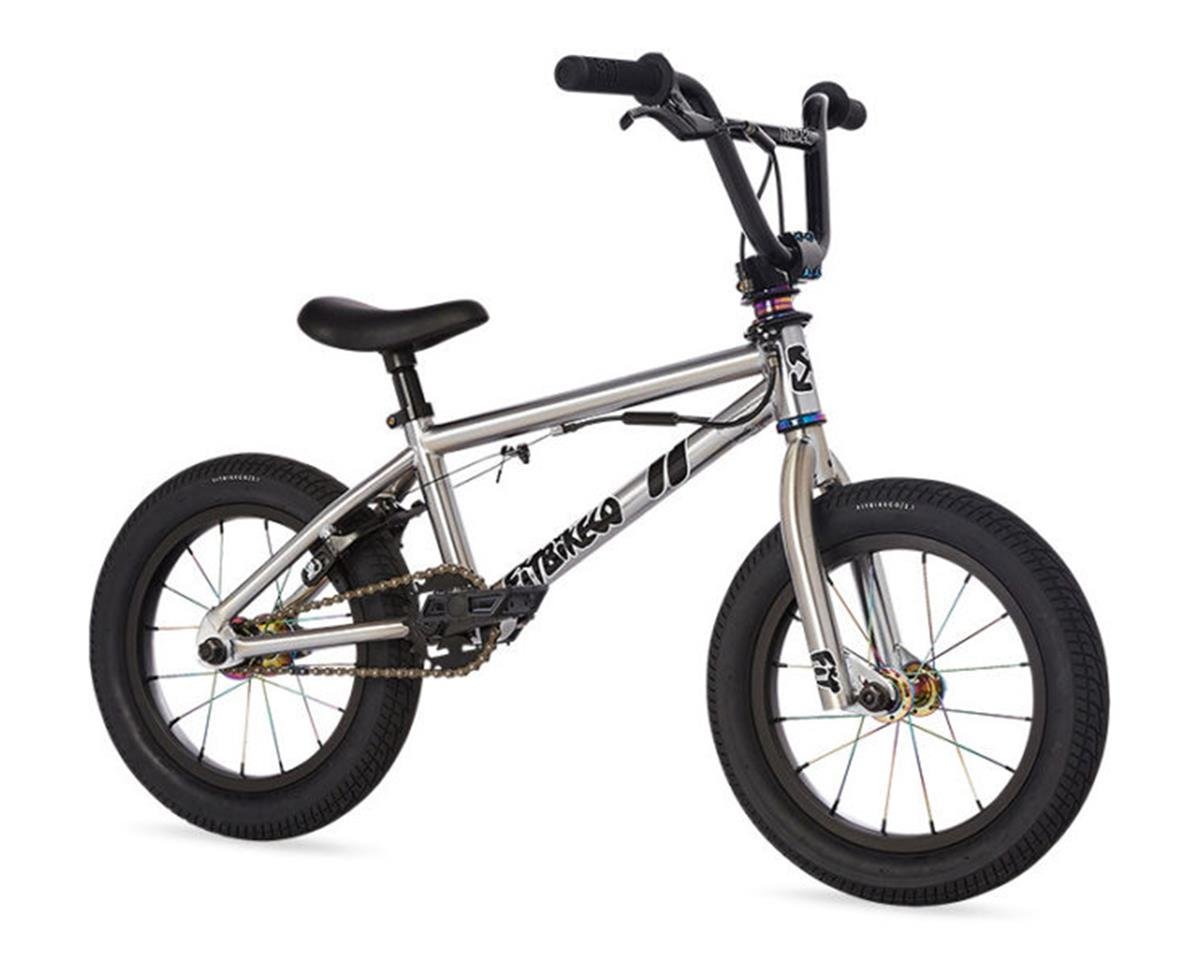 Fit Bike Co 2023 Misfit 14" BMX Bike (14.25" Toptube) (Caiden Brushed Chrome) (Caiden Cernius)