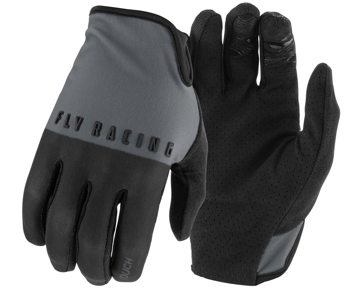 Fly Racing Media Gloves (Black/Grey) (L) - 350-0120L