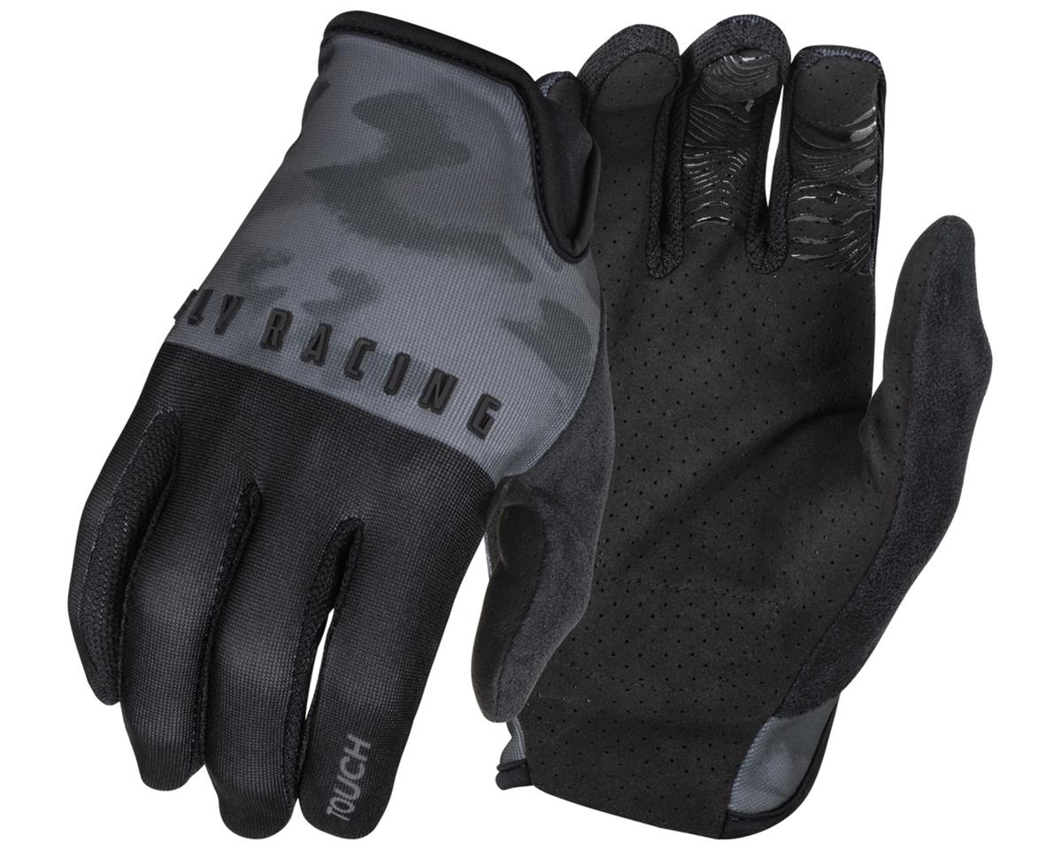 Fly Racing Media Gloves (Black/Grey Camo) (L) - 350-0121L