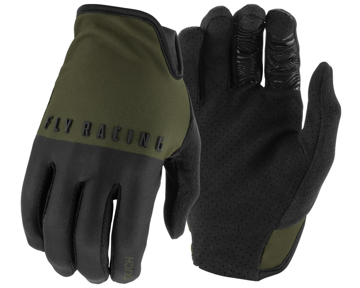 Fly Racing Media Gloves (Dark Forest/Black) (L) - 350-0122L