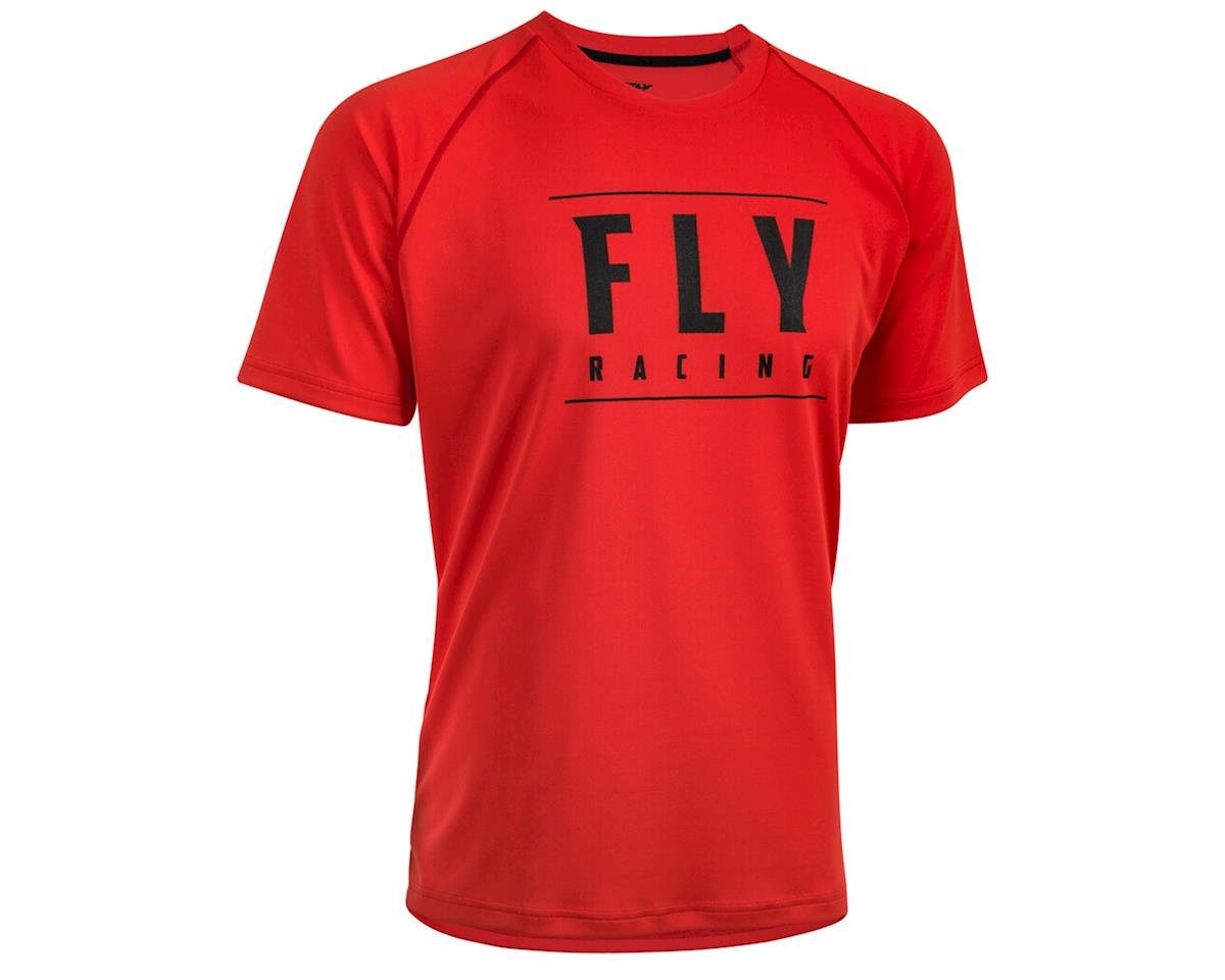 Fly Racing Action Short Sleeve Jersey (Red/Black) (S)