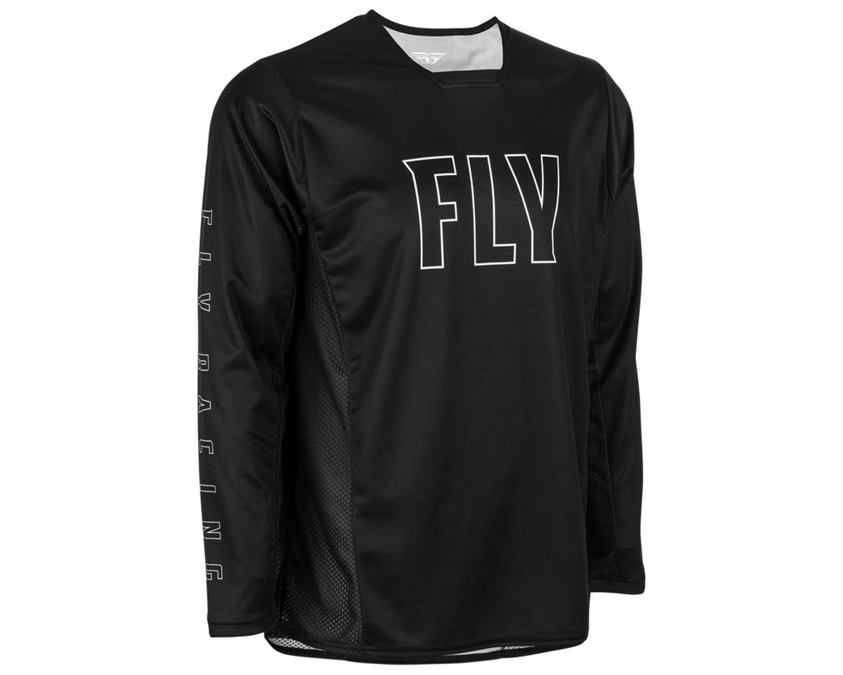 Fly Racing Radium Jersey (Black/White) (L) - 352-8080L