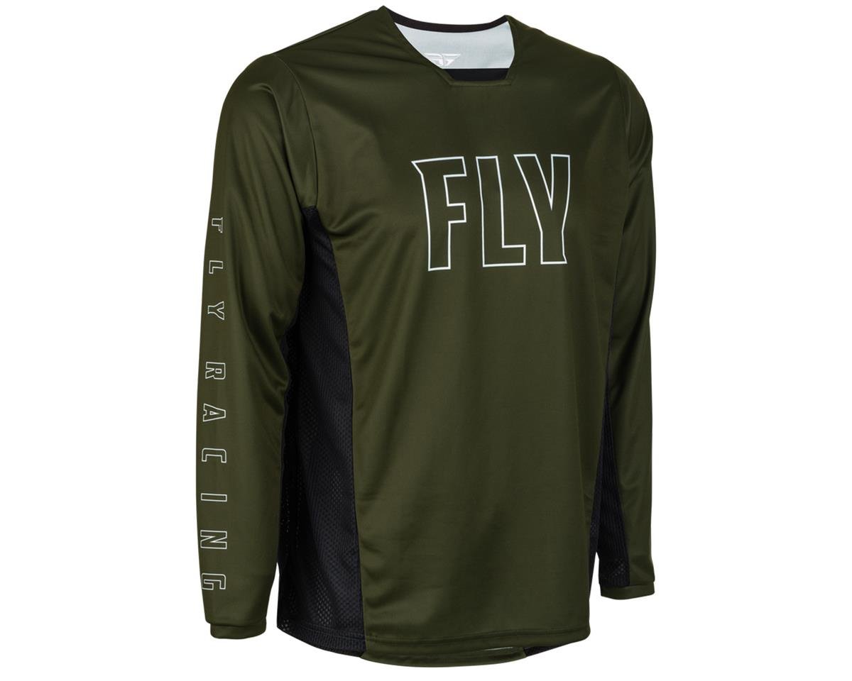 Fly Racing Radium Jersey (Dark Forest/Black) (L) - 352-8085L