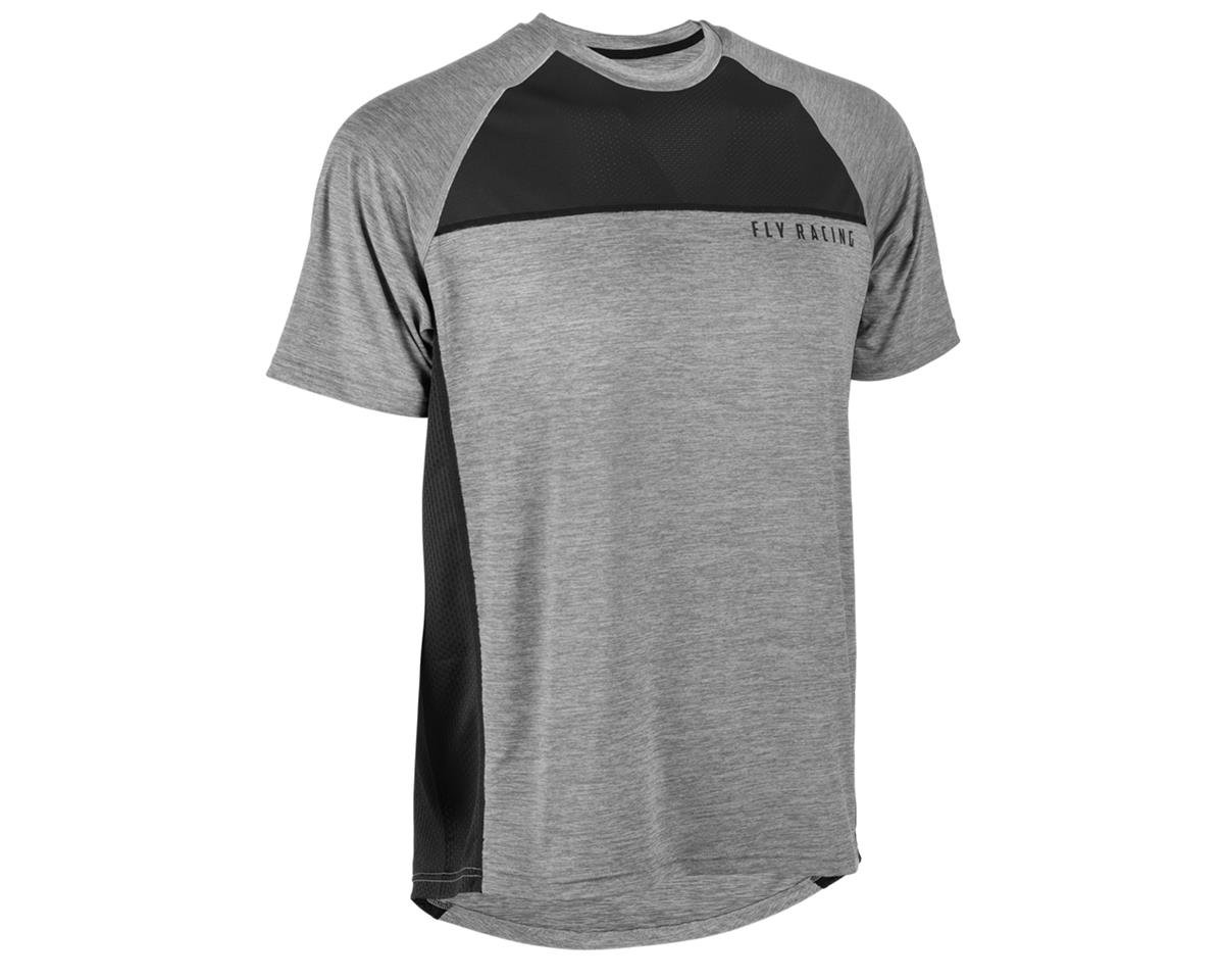 Fly Racing Super D Jersey (Grey Heather) (M) - 352-8106M