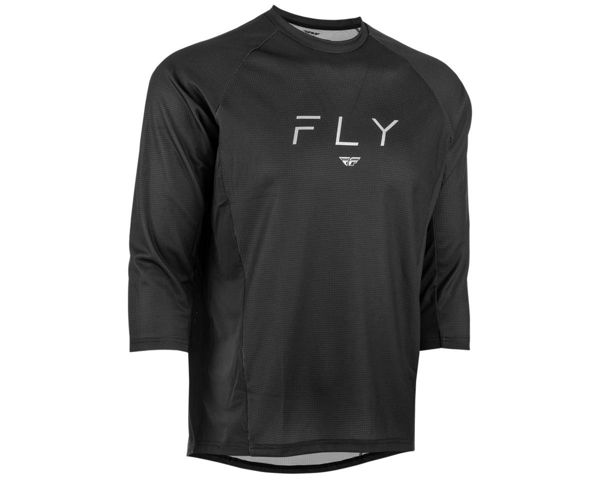 Fly Racing Ripa 3/4 Sleeve Jersey (Black/Grey) (S)