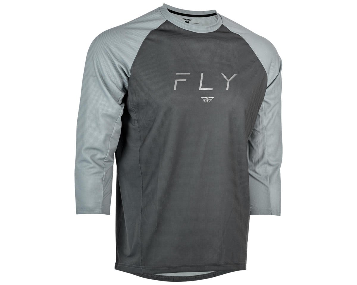 Fly Racing Ripa 3/4 Sleeve Jersey (Grey/Light Grey) (XL)