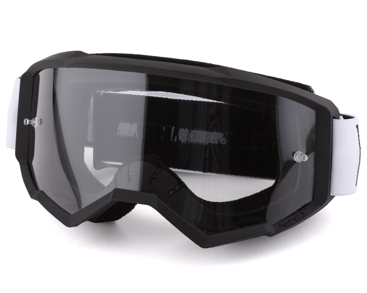 Fly Racing Focus Goggles (White/Black) (Clear Lens) - 37-51146