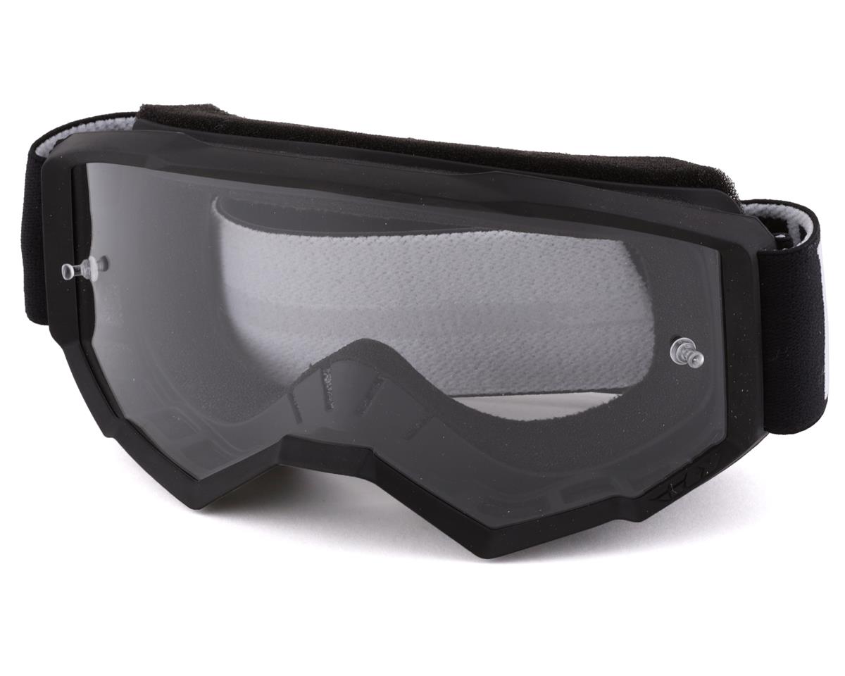 Fly Racing Youth Focus Goggles (Black/White) (Clear Lens) - 37-51321