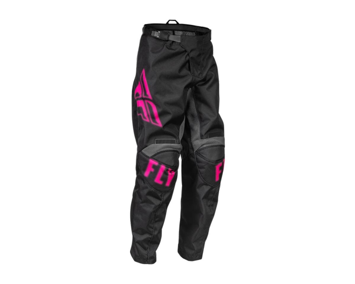 Fly Racing Youth F-16 Pants (Black/Pink) (22) - 376-23122