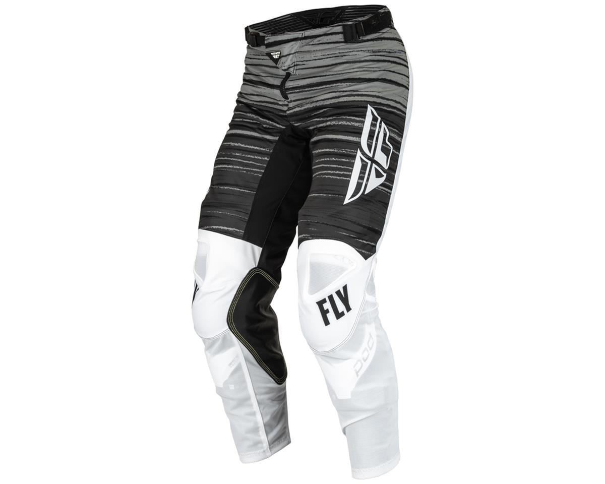 Fly Racing Kinetic Mesh Pants (White/Black/Grey) (28) - 376-32628