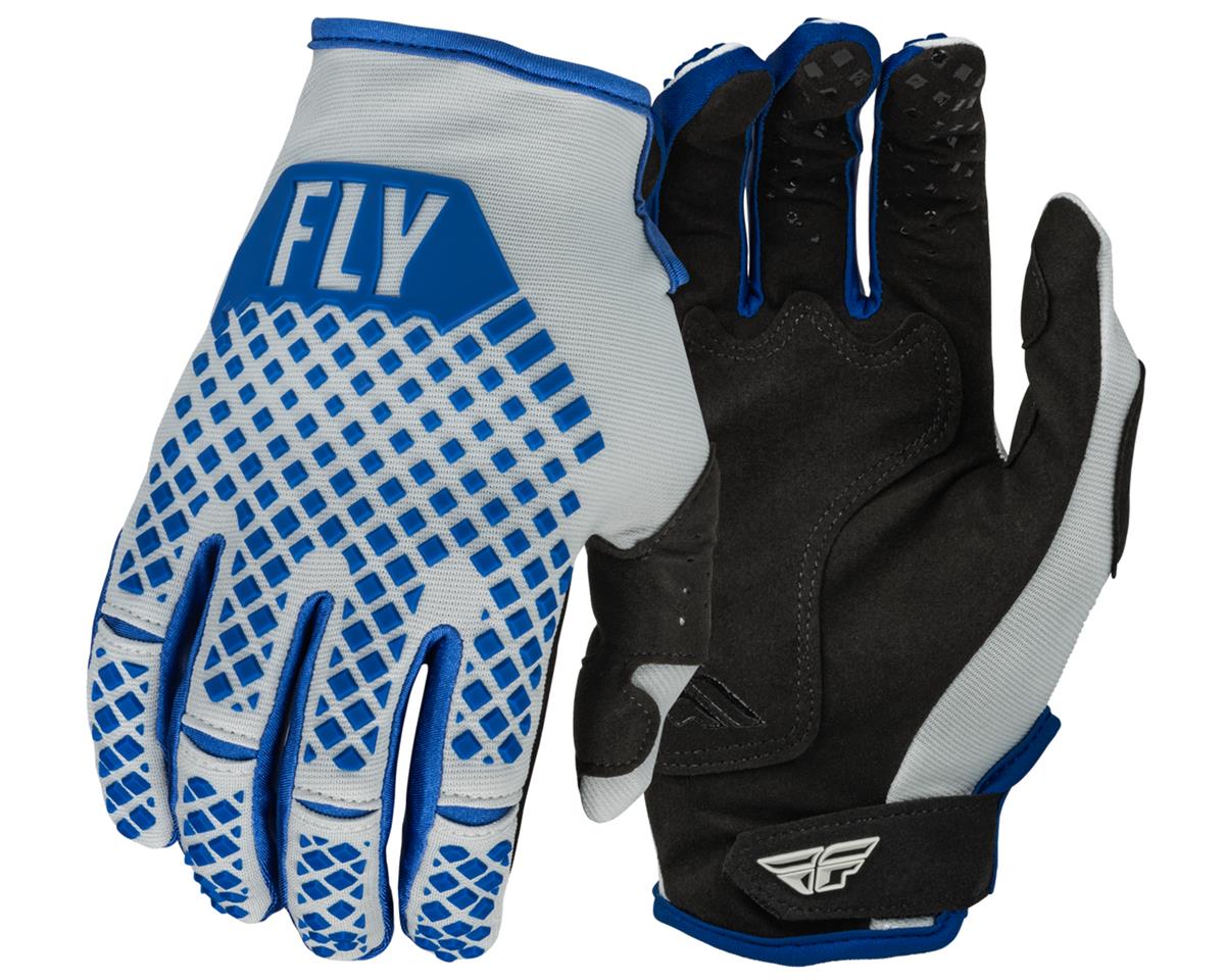 Fly Racing Kinetic Gloves (Blue/Light Grey) (M) - 376-411M