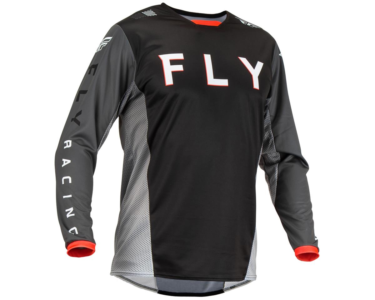 Fly Racing Kinetic Kore Jersey (Black/Grey) (L) - 376-420L