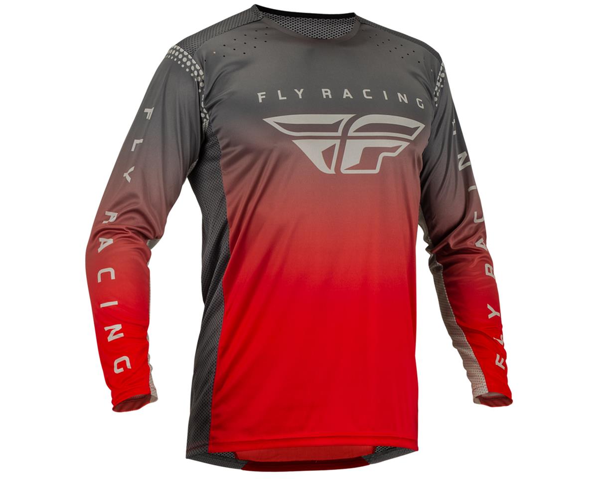 Fly Racing Lite Jersey (Red/Grey) (L) - 376-723L