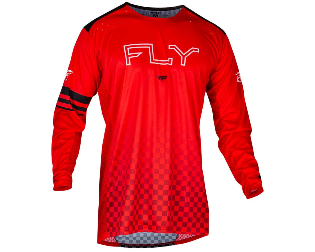 Fly Racing Rayce Long Sleeve Jersey (Red) (2XL)