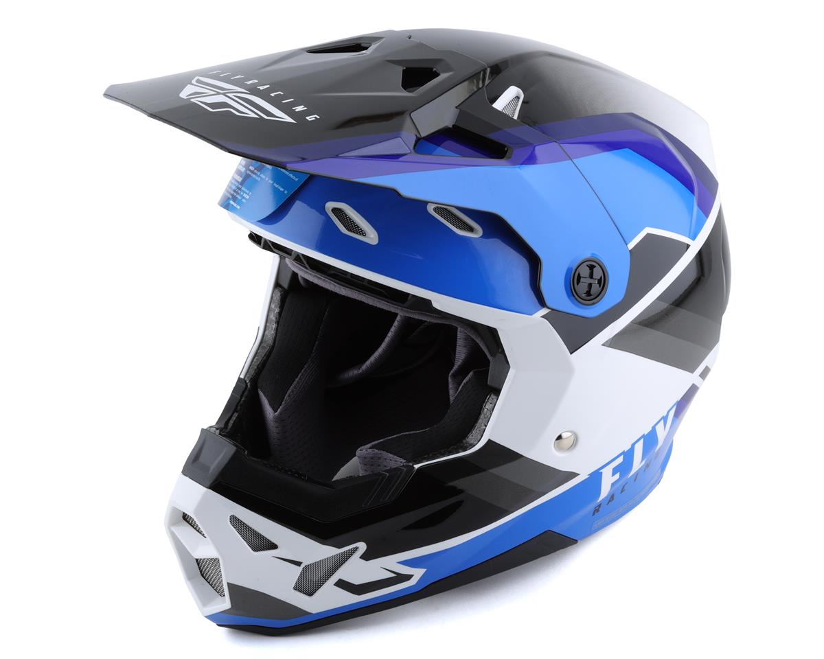 Fly Racing Formula CP Rush Helmet (Black/Blue/White) (L) - 73-0020L