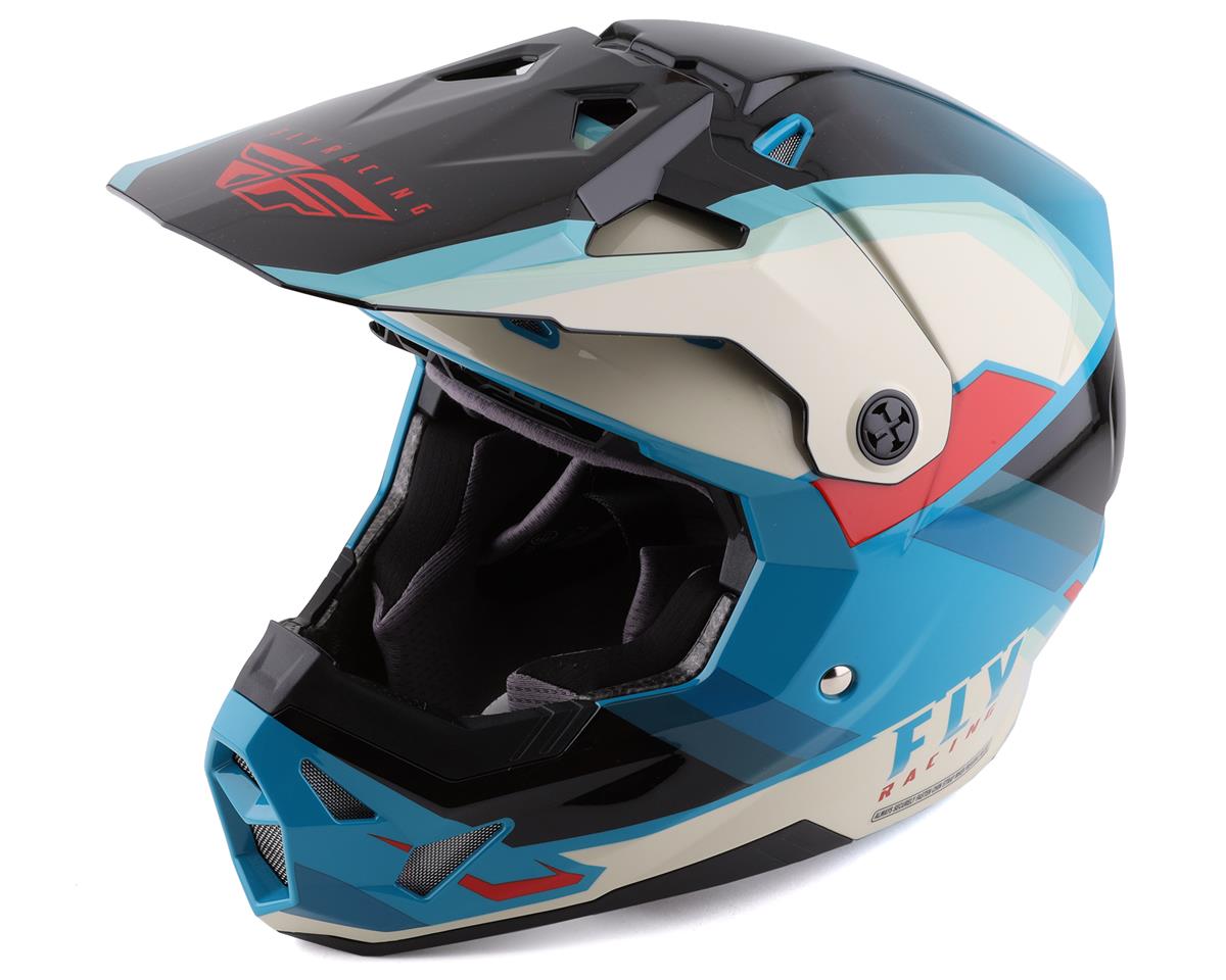 Fly Racing Formula CP Rush Helmet (Black/Stone/Dark Teal) (L) - 73-0022L