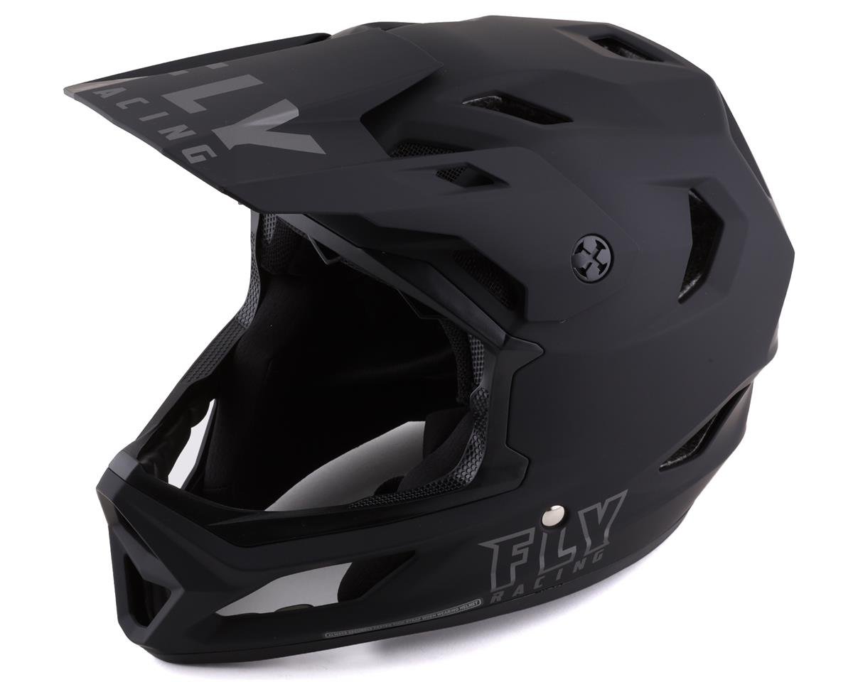 Fly Racing Rayce Helmet (Matte Black) (L) - 73-3603L