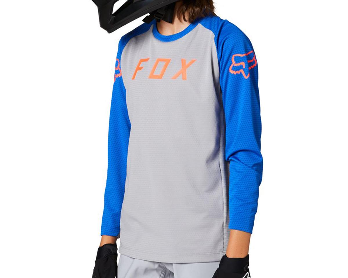 Fox Racing Defend Long Sleeve Youth Jersey (Steel Grey) (Youth L) - 27392-172YL