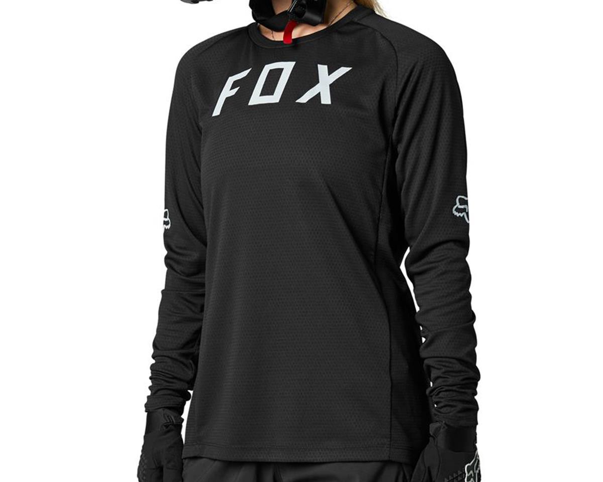 Fox Racing Women's Defend Long Sleeve Jersey (Black) (M) - 27436-001M