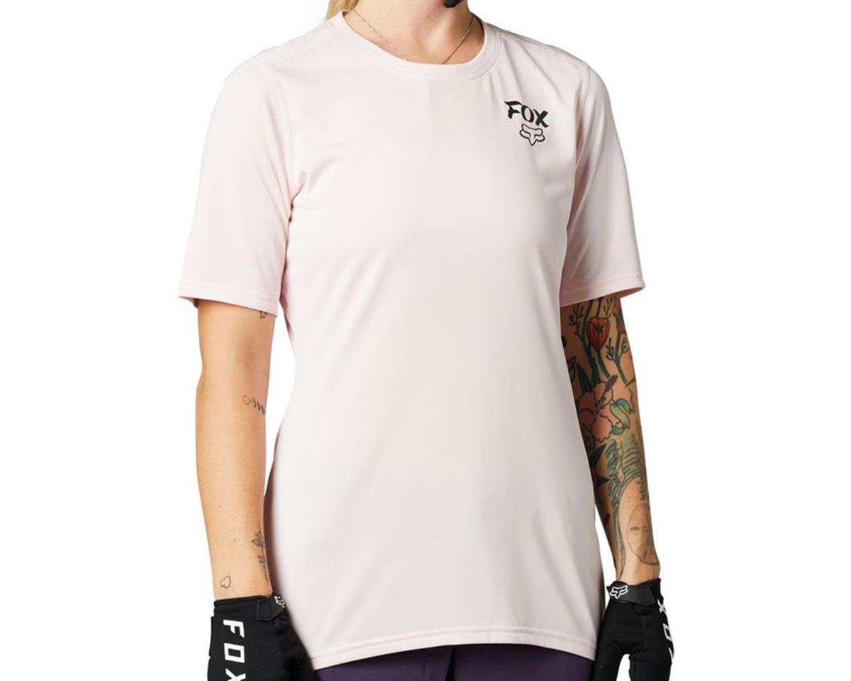 Fox Racing Women's Ranger Short Sleeve Jersey (Pale Pink) (M) - 27440-273M