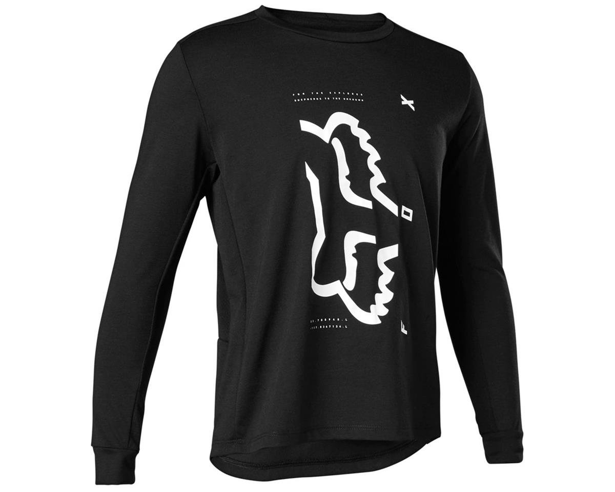 Fox Racing Youth Ranger DriRelease Long Sleeve Jersey (Black) (Youth L) - 28959-001-YL