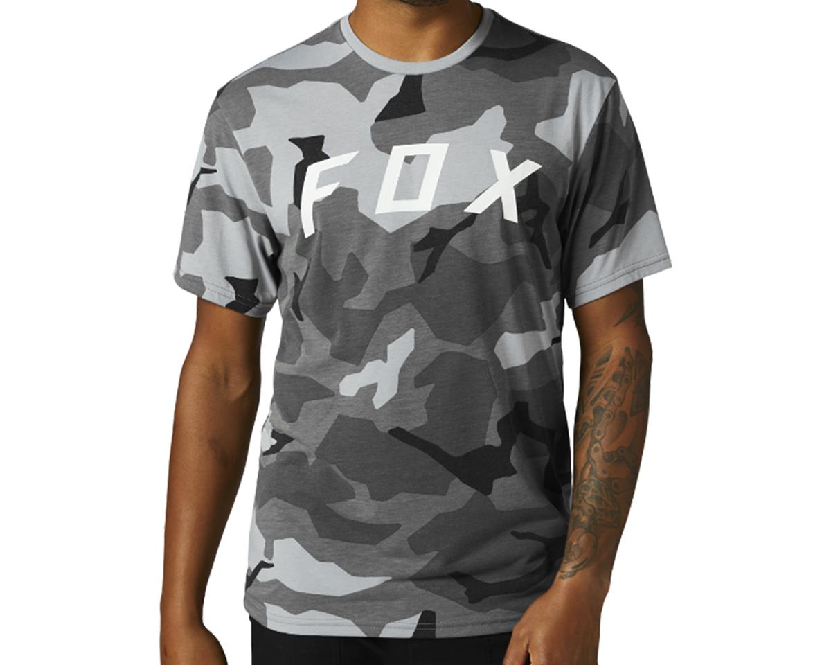 Fox Racing BNKR Short Sleeve Tech T-shirt (Black Camo) (M) - 29047-247-M