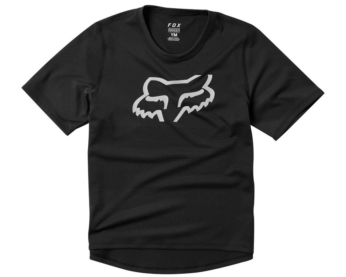 Fox Racing Youth Ranger Short Sleeve Jersey (Black) (Youth M) - 29292-001-YM
