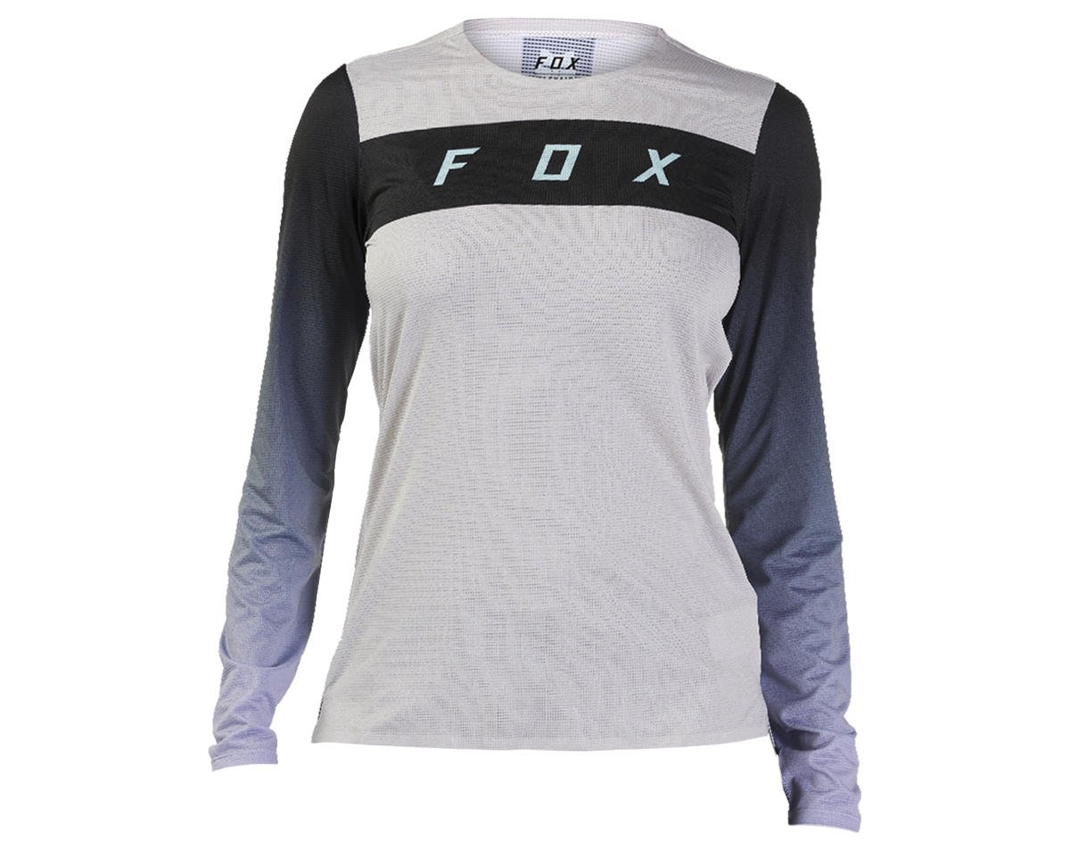 Fox Racing Women's Flexair Race Jersey (Vintage White) (L) - 31917-579-L