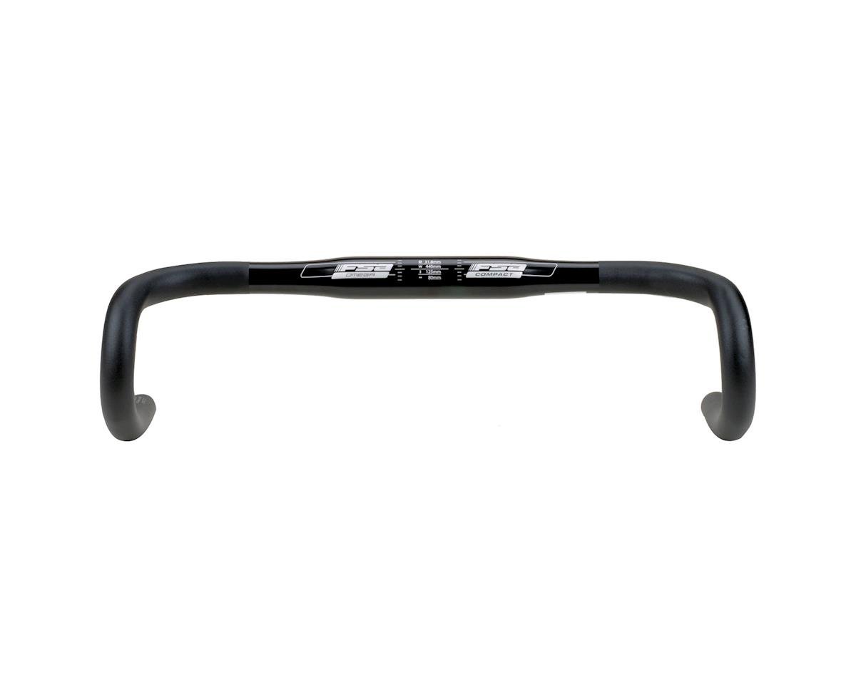 FSA Omega Compact Alloy Handlebar (Black) (31.8mm) (40cm) - Performance ...