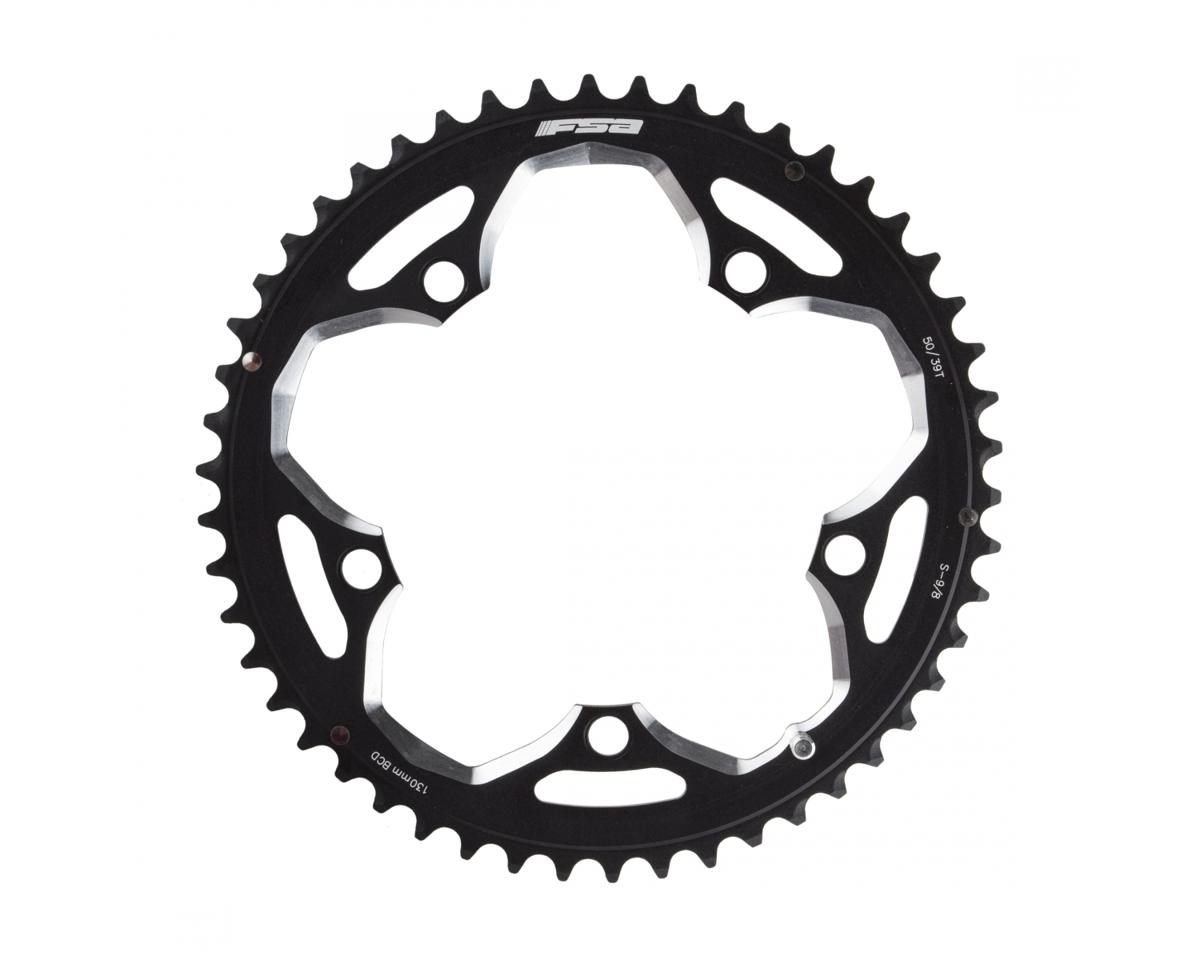 FSA Pro Road Triple Chainring (Black) (Outer) (9 Speed) (50T)