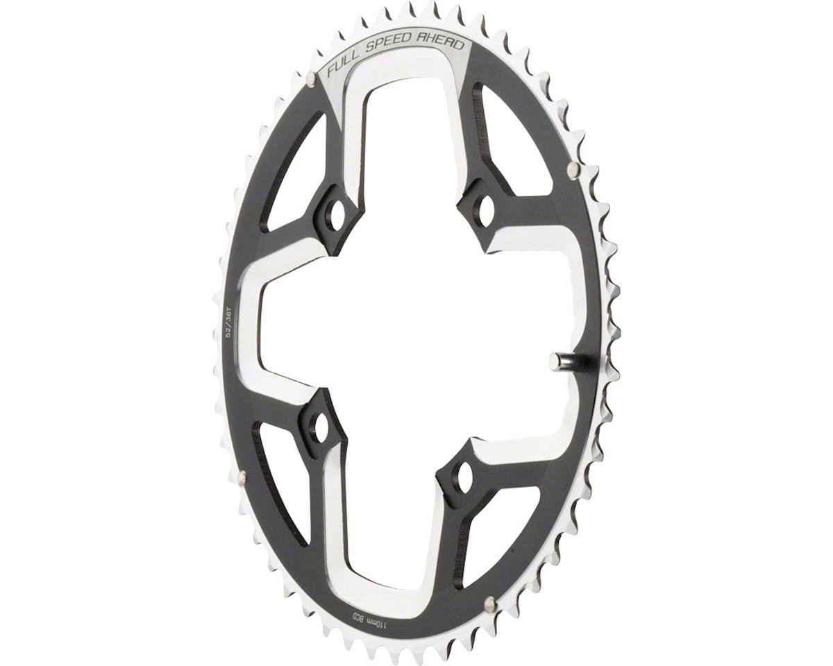 FSA Gossamer Pro ABS Super Road Chainrings (Black) (2 x 10/11 Speed) (Outer) (52... - 371-0031006050