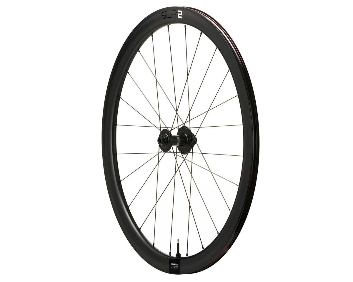 Giant SLR 2 42 Disc Road Wheels (Black) (Front) (12 x 100mm) (700c) (Centerlock) (Tubeless)