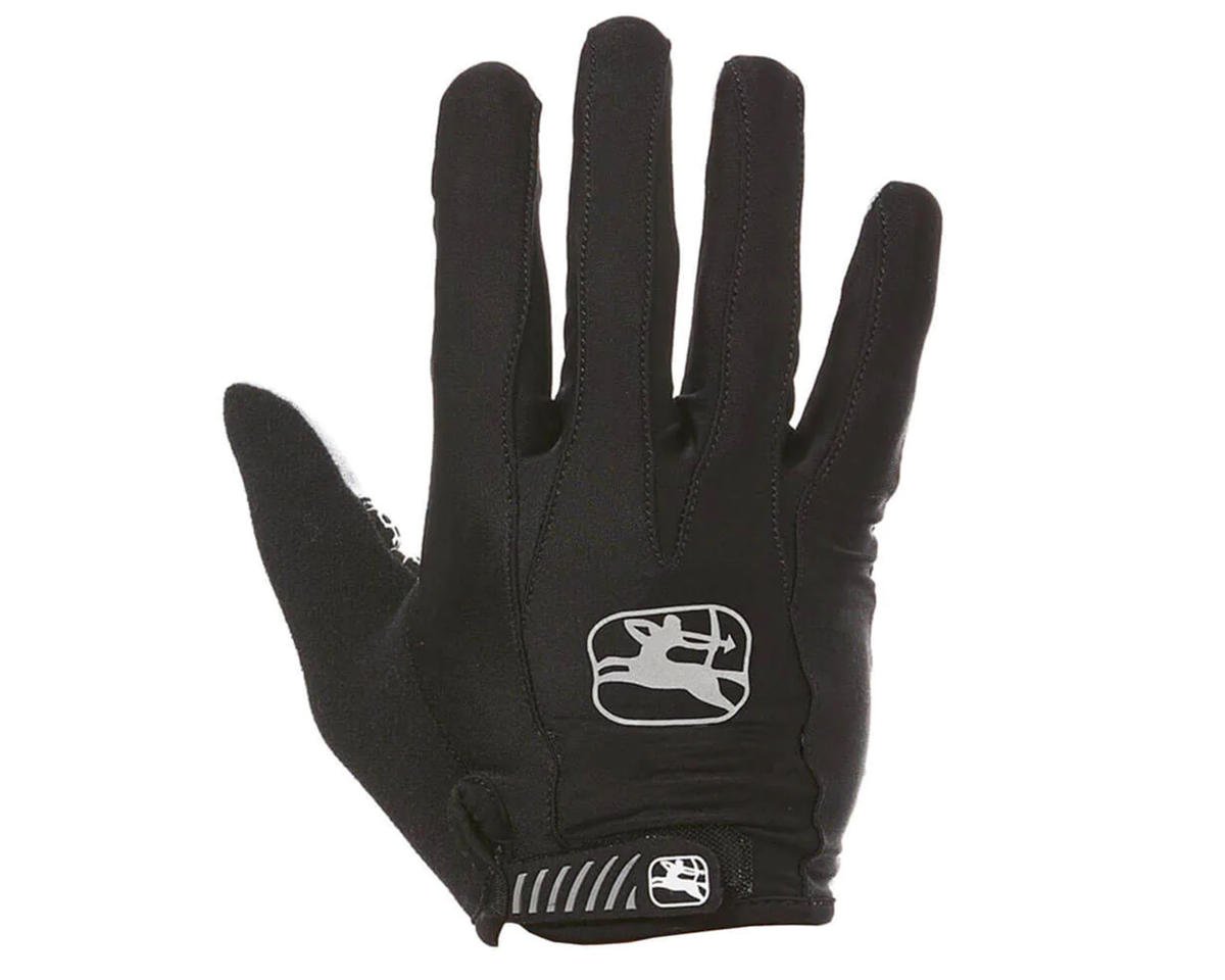 Giordana Strada Gel Long Finger Gloves (Black) (M) - GICS21-GLFF-STRA-BLCK-03