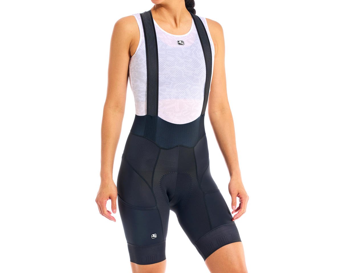 Giordana Women's FR-C Pro Cargo Bib Shorts (Black) (Shorter) (S) - GICS22-WCBI-FRC3-BLCK02
