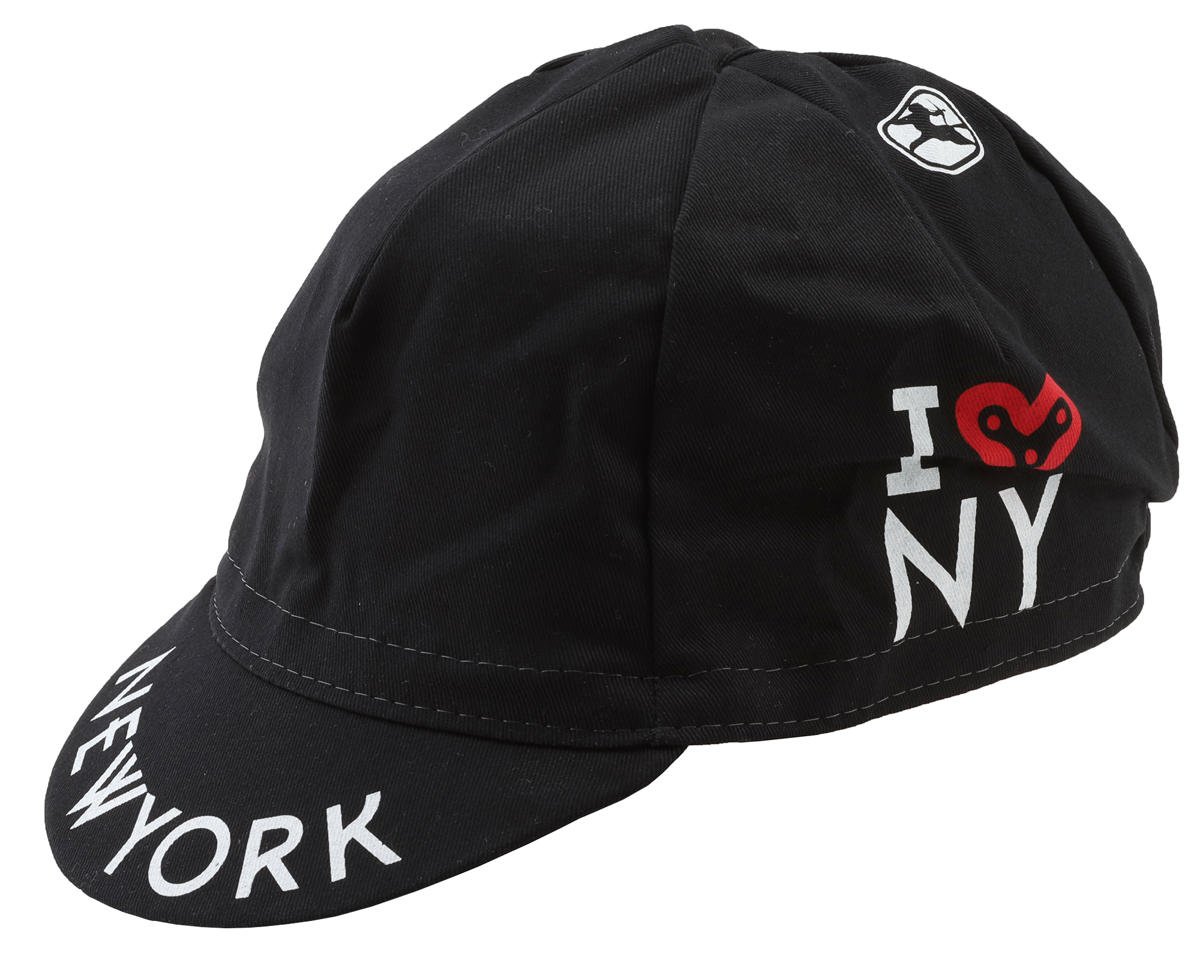 Giordana Cotton Cycling Cap (Black) (I Love New York) (Universal Adult) - GICS23-COCA-NEWY-ILOV